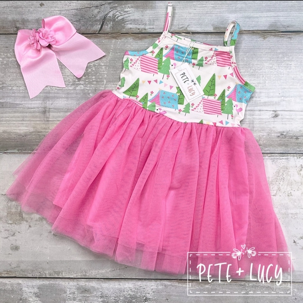 Pete + Lucy Let’s Go Glamping Short Sleeve Dress Sizes 10/12, 7/8, and 6-12M